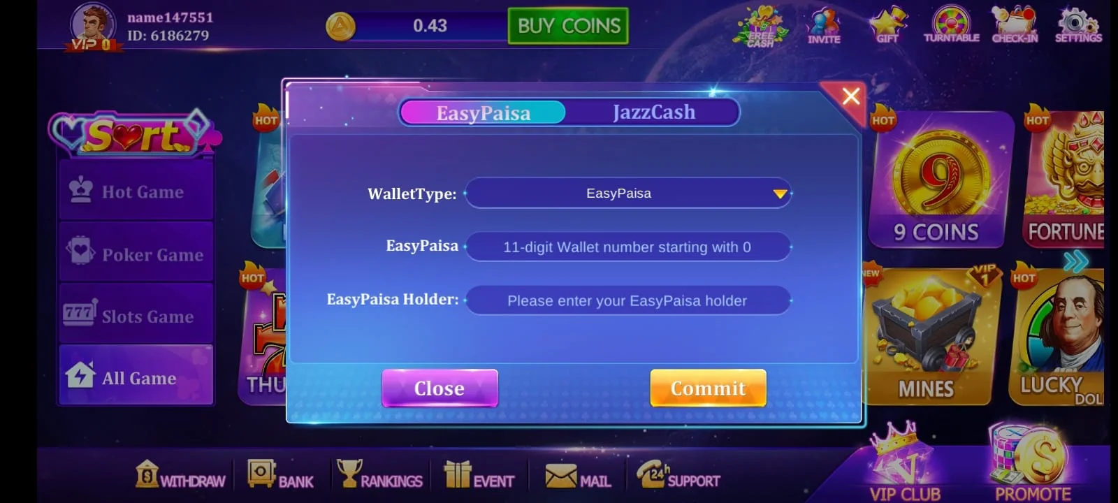 Lucky 97 Deposit Process Step by Step